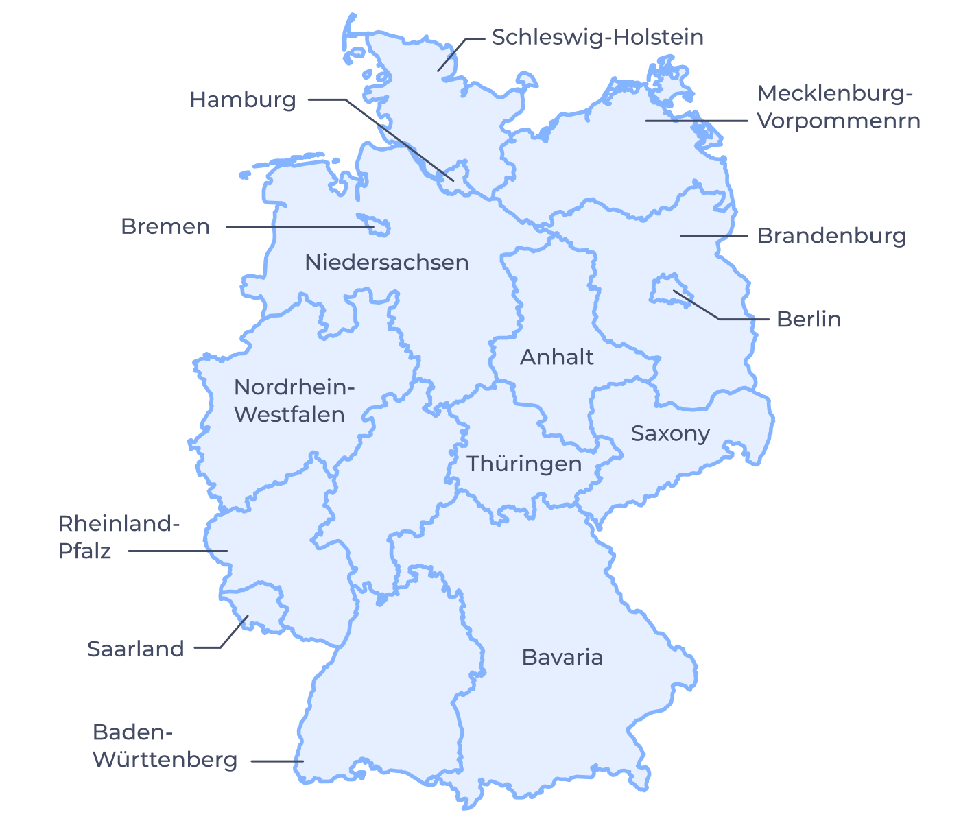 Map of germany