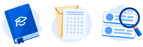 Image of a Book and Scantron